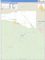 Lawrence County, SD Wall Map Zip Code
