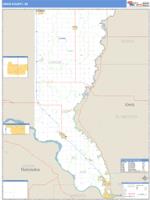 Union County, SD Wall Map Zip Code