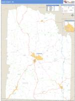 Giles County, TN Wall Map Zip Code