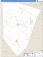 Blanco County, TX Wall Map Zip Code
