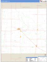 Castro County, TX Wall Map Zip Code