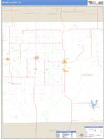 Crosby County, TX Wall Map Zip Code