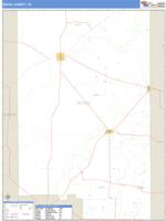 Duval County, TX Wall Map Zip Code