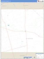 Glasscock County, TX Wall Map Zip Code