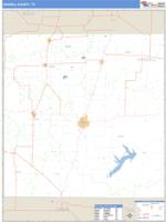 Haskell County, TX Wall Map Zip Code
