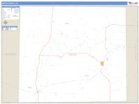 Irion County, TX Wall Map Zip Code