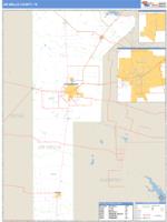Jim Wells County, TX Wall Map Zip Code
