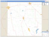Jones County, TX Wall Map Zip Code