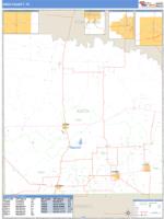 Knox County, TX Wall Map Zip Code