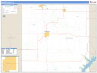 Moore County, TX Wall Map Zip Code