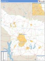 Smith County, TX Wall Map Zip Code