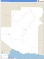 Terrell County, TX Wall Map