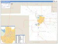Tom Green County, TX Wall Map Zip Code