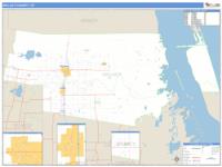 Willacy County, TX Wall Map Zip Code