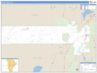 Juab County, UT Wall Map Zip Code