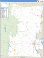 Windham County, VT Wall Map Zip Code