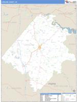 Caroline County, VA Wall Map Zip Code