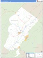 Rockbridge County, VA Wall Map Zip Code