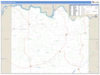 Lincoln County, WA Wall Map Zip Code