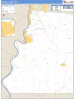 Marshall County, WV Wall Map Zip Code