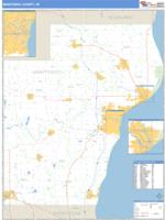 Manitowoc County, WI Wall Map Zip Code