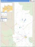 Albany County, WY Wall Map Zip Code