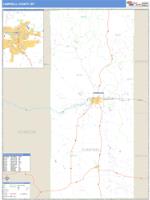 Campbell County, WY Wall Map Zip Code