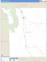 Johnson County, WY Wall Map Zip Code