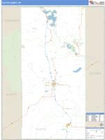 Platte County, WY Wall Map Zip Code