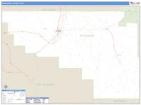 Washakie County, WY Wall Map Zip Code