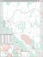 Nevada  Wall Map Zip Code