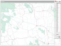 Wyoming  Wall Map Zip Code