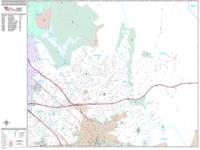 Castro Valley Wall Map