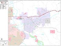 Livermore Wall Map Zip Code