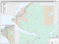 Anchorage County, AK Wall Map Zip Code