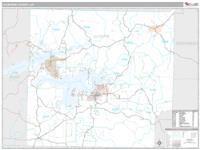 Cleburne County, AR Wall Map
