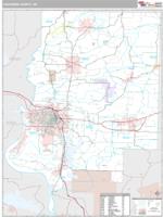 Faulkner County, AR Wall Map Zip Code