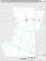 Lafayette County, AR Wall Map Zip Code