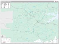 Montgomery County, AR Wall Map Zip Code