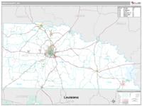 Union County, AR Wall Map Zip Code