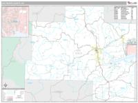 Van Buren County, AR Wall Map Zip Code