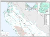 Monterey County, CA Wall Map Zip Code
