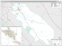 San Benito County, CA Wall Map Zip Code