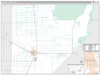 Alamosa County, CO Wall Map Zip Code