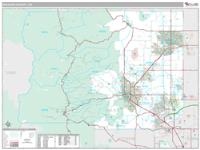 Boulder County, CO Wall Map Zip Code