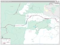 Clear Creek County, CO Wall Map Zip Code