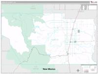 Conejos County, CO Wall Map Zip Code