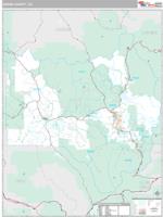 Grand County, CO Wall Map Zip Code