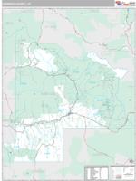 Gunnison County, CO Wall Map Zip Code