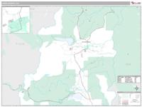 Lake County, CO Wall Map Zip Code